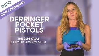 Pocket Pistols Derringers and quotDeringersquot  The Gun Vault 9  Cody Firearms Museum [upl. by Meekar]