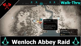 Wenloch Abbey Raid Key amp All Wealth Chests WalkThru Assassins Creed Valhalla [upl. by Holds]