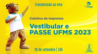 Coletiva de imprensa  Vestibular e PASSE UFMS 2023 [upl. by Arimay]