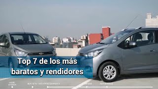 Los 7 autos más baratos y rendidores de México [upl. by Laroy]