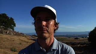 Jamie Lovemark interview after Round 3 of the Stonebrae Classic [upl. by Izogn]