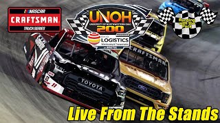 Live NASCAR Truck Series UNOH 200  Bristol Motor Speedway From the Stands  Running with the Pack [upl. by Llerrah]