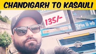 Ordinary PTC Bus Journey from Chandigarh to Kasauli l Chandigarh to Kasauli by Punjab Roadways Bus [upl. by Ardnosak]