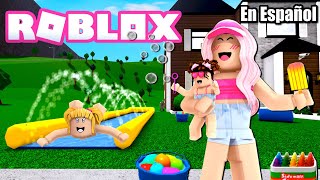 Titi Bloxburg Rutina de Verano Nueva con Goldie y Bebe Bloxy [upl. by Cestar]