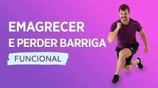 TREINO FUNCIONAL PARA EMAGRECER E PERDER BARRIGA  Treino de pernas e abdômen [upl. by Etteraj]