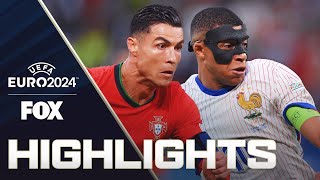 Portugal vs France Highlights  UEFA Euro 2024  Quarterfinals [upl. by Dahle]