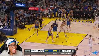 Will4k Reacts to NUGGETS at WARRIORS  FULL GAME HIGHLIGHTS  February 25 2024 [upl. by Atsirk]