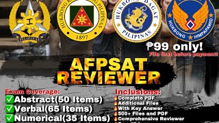 AFPSAT REVIEWER  OVERVIEW [upl. by Nate419]