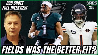 Bob Grotz Thinks Eagles Should of Got JUSTIN FIELDS to Backup Hurts Talking Offseason amp more [upl. by Arihsak]