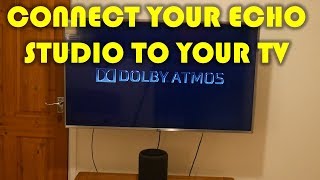 HOW TO CONNECT ECHO STUDIO TO YOUR TV [upl. by Jayson507]