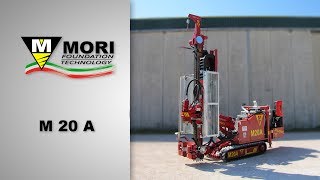 Mori  M20 A Drilling Rig for Micropiles and Anchors [upl. by Acissey]