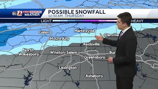 WATCH Snow Showers for the Mountains and Foothills Monday Afternoon [upl. by Lietman]