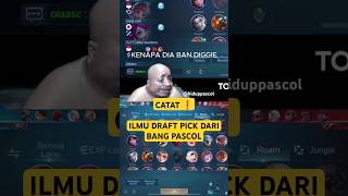 ILMU DRAFT PICK DARI BANG PASCOL ❗❗🤣🤣 pascolshort hiduppascol pascol [upl. by Atteuqihc]