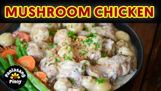 Mushroom Chicken  Creamy Chicken with Mushrooms [upl. by Eneri]