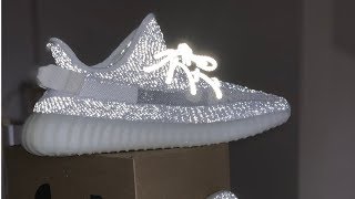 Adidas YEEZY Boost 350 V2 Static REFLECTIVE Review [upl. by Lynnett]