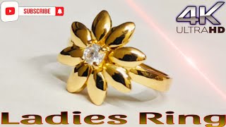 Flower Ring Design  Ladies Ring Design  Hand Made Jewelry making jewellery art handmade [upl. by Gastineau966]