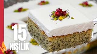 Haşhaşlı Şerbetli Kek 😋 15 Kişilik ✅ Tereddütsüz Deneyin [upl. by Eelrahc336]