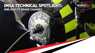 IMSA Technical Spotlight Rolex 24 QuickChange Braking Systems  WeatherTech SportsCar Championship [upl. by Felecia]