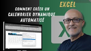 Calendrier Automatique Dans Excel Et Dynamique [upl. by Hploda]