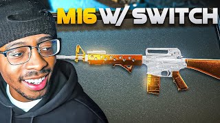 the NEW FULL AUTO M16 is BROKEN on Rebirth Island [upl. by Niac]