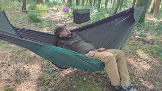 The ultimate wild camping hammock  Ticket to the moon MAT PRO [upl. by Fink]