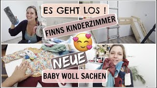 FINNS KINDERZIMMER RENOVIERUNG 🛠 l NEUE BABY WOLL SACHEN l ÖKO BABY HAUL l HelloCathi [upl. by Tesil463]