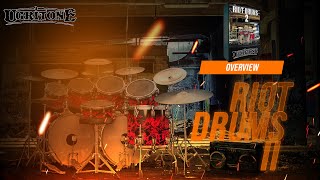 RIOT Drums 2  90s Skate Punk amp Hardcore Drum Library [upl. by Itsim]