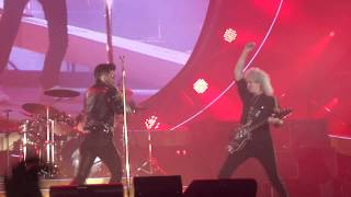 Queen  Adam Lambert Zürich 19022015 01 Show Intro amp One Vision [upl. by Tower]