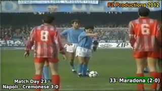 Road to Scudetto  19891990  SSC Napoli All Goals part 22 [upl. by Alaine]