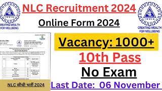 NLC Apprentice 2024 Apply Online Form Fill Up NLC India Limited Recruitment 2024 Notification Pdf [upl. by Atiuqram]