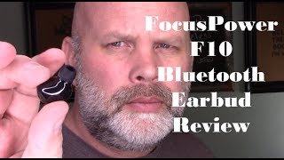 FOCUSPOWER F10 MINI BLUETOOTH EARBUD REVIEW BY A PRIVATE INVESTIGATOR [upl. by Kirsti301]