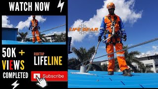 Roof Top Safety  Lifeline [upl. by Nahtnhoj]