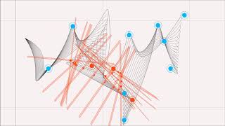 LineScore graphical score made with iannix and the craftsynth [upl. by Barbey]