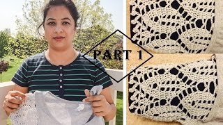 Crochet Stitch and Armhole Shaping  Part1 [upl. by Ottie]