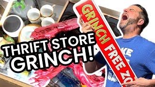 Thrift Store Grinch Holiday Thrift Store Finds thriftwithme [upl. by Maximilian]