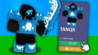 I became the TANQR KIT in Roblox Bedwars [upl. by Oicnanev982]