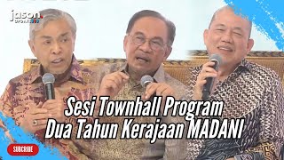 Sesi Townhall Program Dua Tahun Kerajaan MADANI 2TM  PM Anwar TPM1 Zahid TPM2 Fadillah [upl. by Dyob]