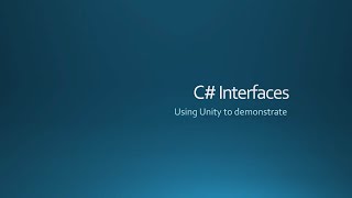 Interfaces in C [upl. by Llenral]