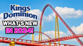 Whats New At Kings Dominion In 2024 Doswell Virginia [upl. by Lleddaw515]