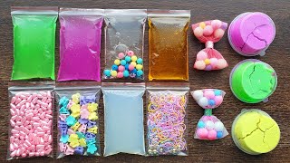 Making Slime with Bags and Kinetic Sand [upl. by Abernathy]