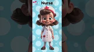 Names Occupations for children shorts 4  Toddlers learning video funlearning childrenslearning [upl. by Lowrance]