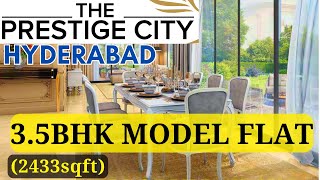 35bhk Model Flat  Prestige City Hyderabad  TPCH  Prestige City Hyderabad Price 3bhk 4bhk flats [upl. by Stead]