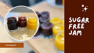 Jam recipe fruits in season sugarfree homemade healthy kids breakfast dessert fyp trending [upl. by Quartet377]