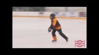 Ringette Ontario Skills Matrix Drills Video 14 T Start [upl. by Ahsilrak]