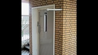 1967 De Reus elevator with old relay at flats P van Akenstraat Roosendaal Netherlands [upl. by Delmor]