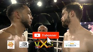 Simon GALLAND vs Florian GALVANE By vxs sound paradis phenixmuaythai [upl. by Enelyw78]