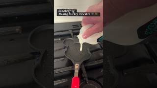 240922  So Satisfying Making Mickey Pancakes 🐭🥞 ASMR Disney MickeyMouse [upl. by Notsgnik]