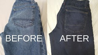 How to Dye Jeans or Anything Else [upl. by Hentrich]