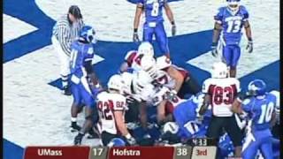 UMass Football vs Hofstra Highlights [upl. by Enileuqkcaj725]