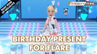 Flares Birthday Present HololiveENG Sub [upl. by Lipski359]